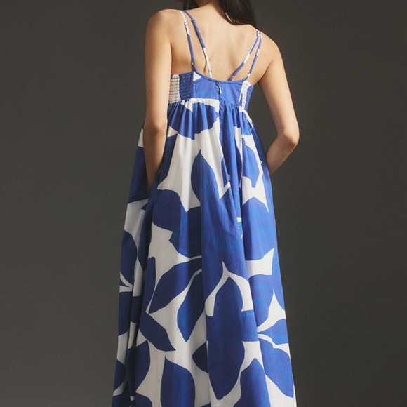 NWT | Anthropologie Sleeveless Babydoll Midi Dress | sz M - Picture 2 of 8